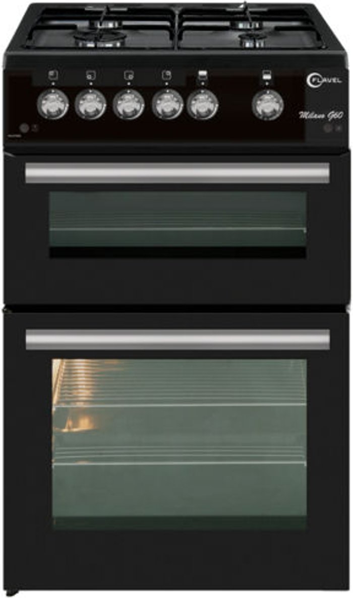 Currys Business | Flavel FLAVEL ML61NDK Gas Cooker - Black Flavel FLAVEL ML61NDK Gas Cooker - Black