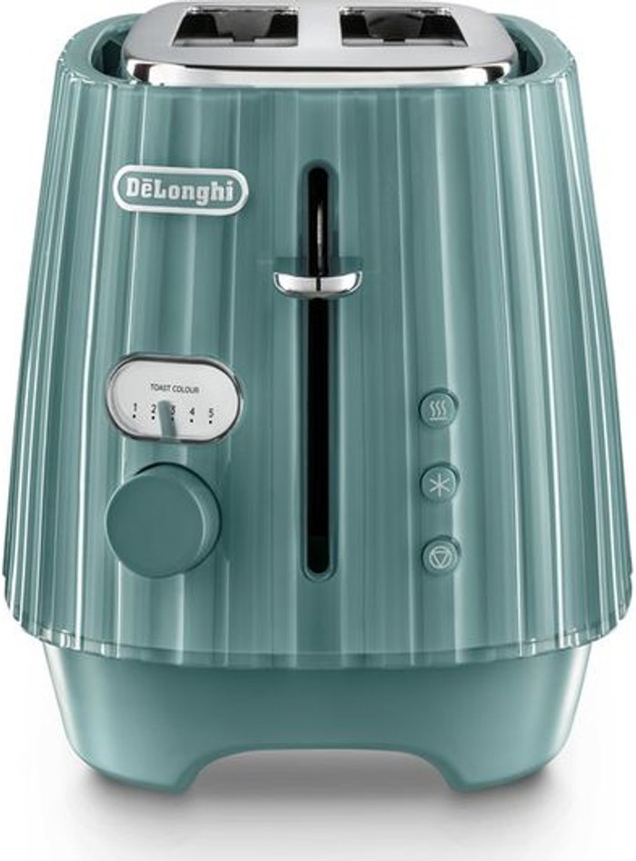 Currys Business | Delonghi DELONGHI Ballerina CTD2003.GR 2-Slice Toaster - Green Delonghi DELONGHI Ballerina CTD2003.GR 2-Slice Toaster - Green