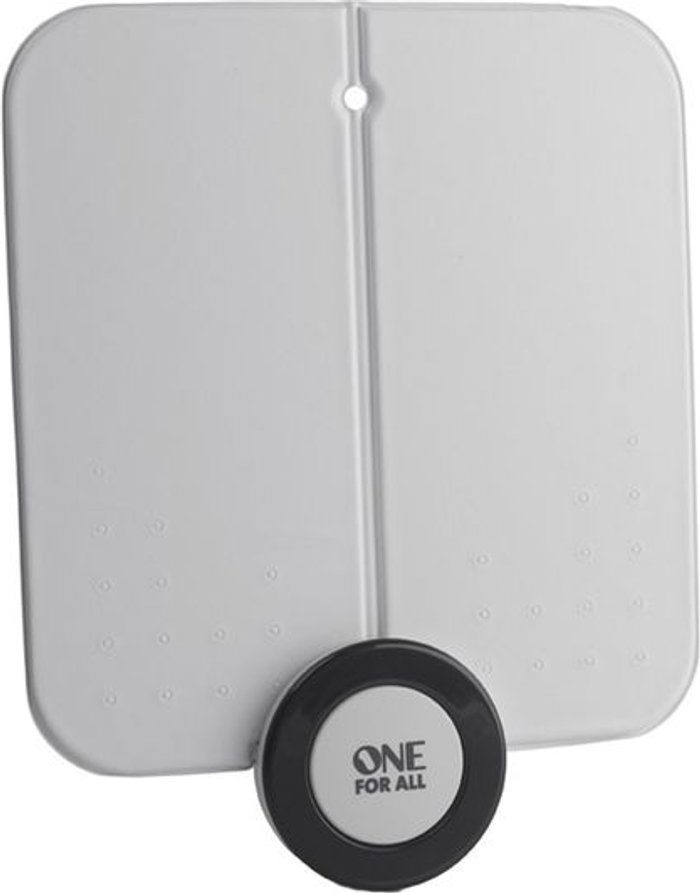 Currys Business | One For All One For All Indoor Digital Aerial Ultra Flat With 5G Filter One For All One For All Indoor Digital Aerial Ultra Flat With 5G Filter