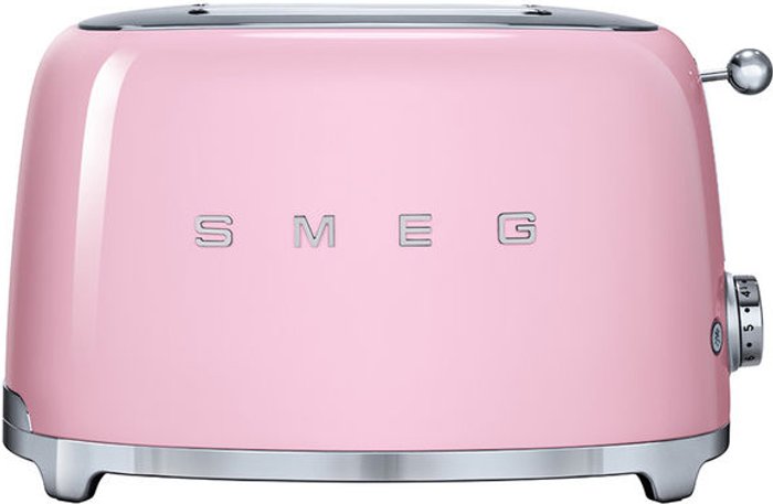 Currys Business | Smeg Smeg 50's Retro TSF01PKUK 2 Slice Toaster - Pink Smeg Smeg 50's Retro TSF01PKUK 2 Slice Toaster - Pink