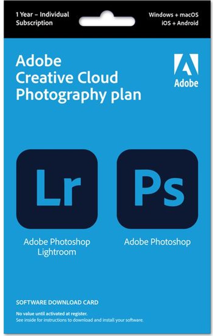 Currys Business | Adobe ADOBE Creative Cloud Photography Plan - 1 year for 1 user Adobe ADOBE Creative Cloud Photography Plan - 1 year for 1 user