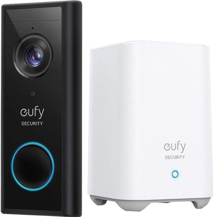 Currys Business | EUFY EUFY Video Doorbell 2K with HomeBase - Battery Powered EUFY EUFY Video Doorbell 2K with HomeBase - Battery Powered