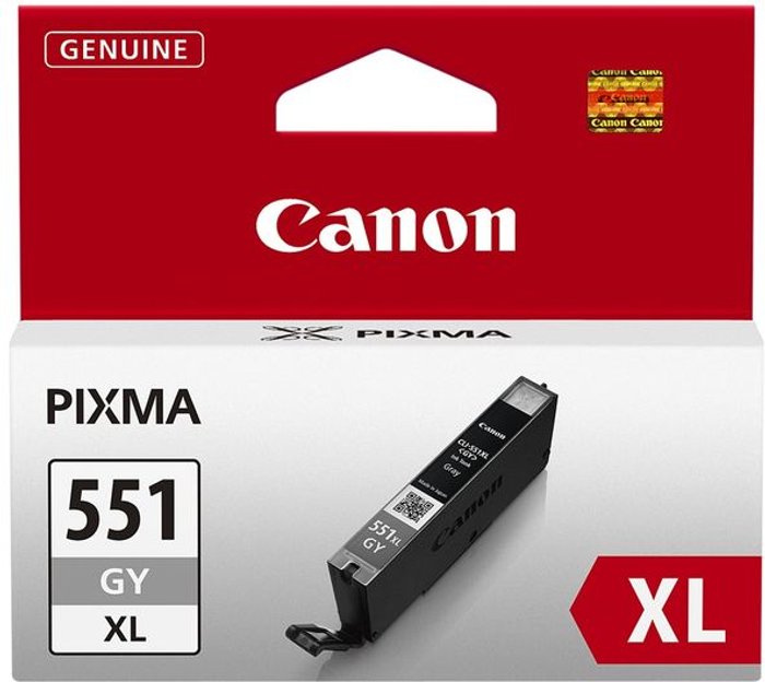 Currys Business | Canon CANON CLI-551 XL Grey Ink Cartridge Canon CANON CLI-551 XL Grey Ink Cartridge