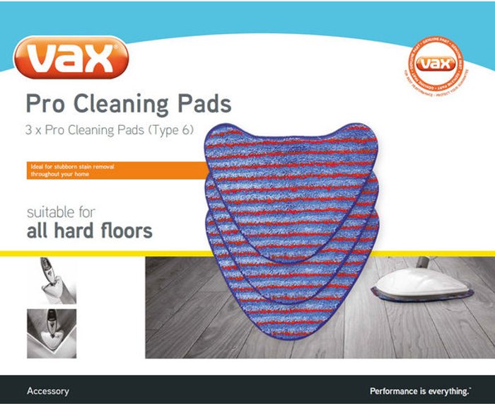 Currys Business | VAX VAX Pro Mop Replacement Pads - Pack of 3 VAX VAX Pro Mop Replacement Pads - Pack of 3
