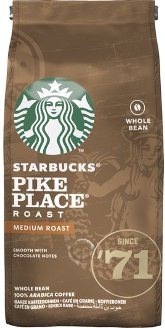 Currys Business | STARBUCKS STARBUCKS Pike Place Roast Coffee Beans - 200 g STARBUCKS STARBUCKS Pike Place Roast Coffee Beans - 200 g