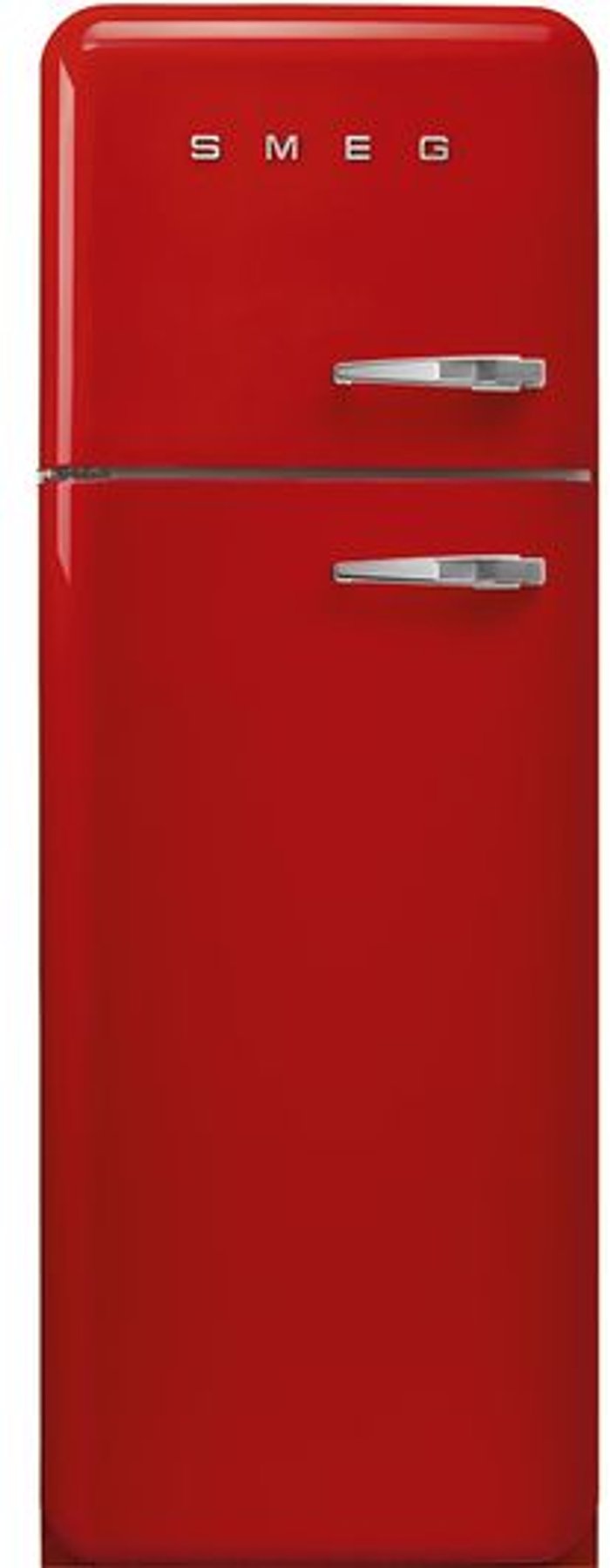Currys Business | Smeg SMEG FAB30LRD5UK 80/20 Fridge Freezer - Red, Red Smeg SMEG FAB30LRD5UK 80/20 Fridge Freezer - Red, Red