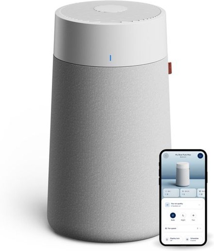 Currys Business | BLUEAIR BLUEAIR Max 3250i Smart Air Purifier - White & Grey BLUEAIR BLUEAIR Max 3250i Smart Air Purifier - White & Grey