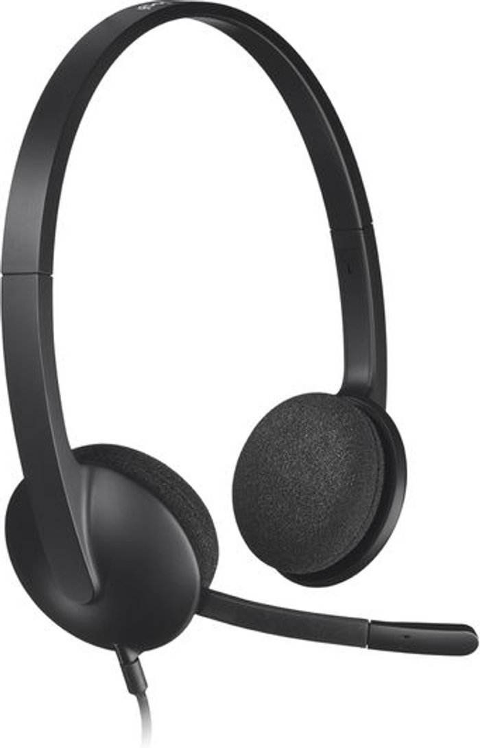 Currys Business | Logitech Logitech H340 USB Headset 981-000475 Logitech Logitech H340 USB Headset 981-000475