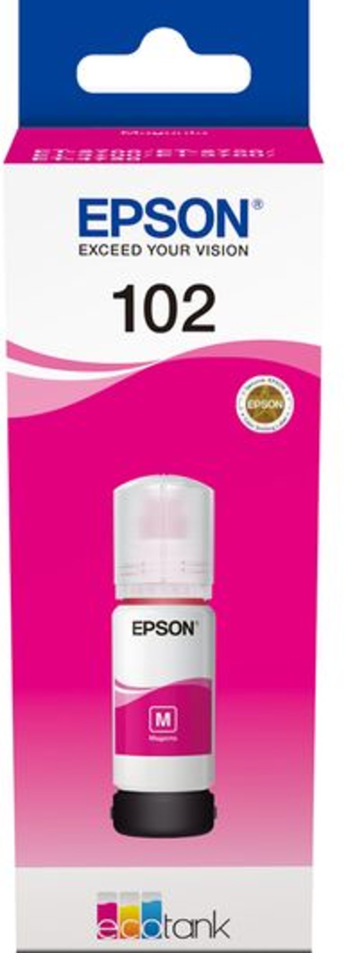 Currys Business | Epson EPSON Ecotank 102 Magenta Ink Bottle Epson EPSON Ecotank 102 Magenta Ink Bottle