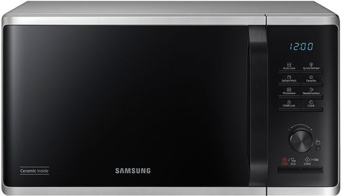 Currys Business | Samsung SAMSUNG MS23K3515AS/EU Solo Microwave - Silver Samsung SAMSUNG MS23K3515AS/EU Solo Microwave - Silver