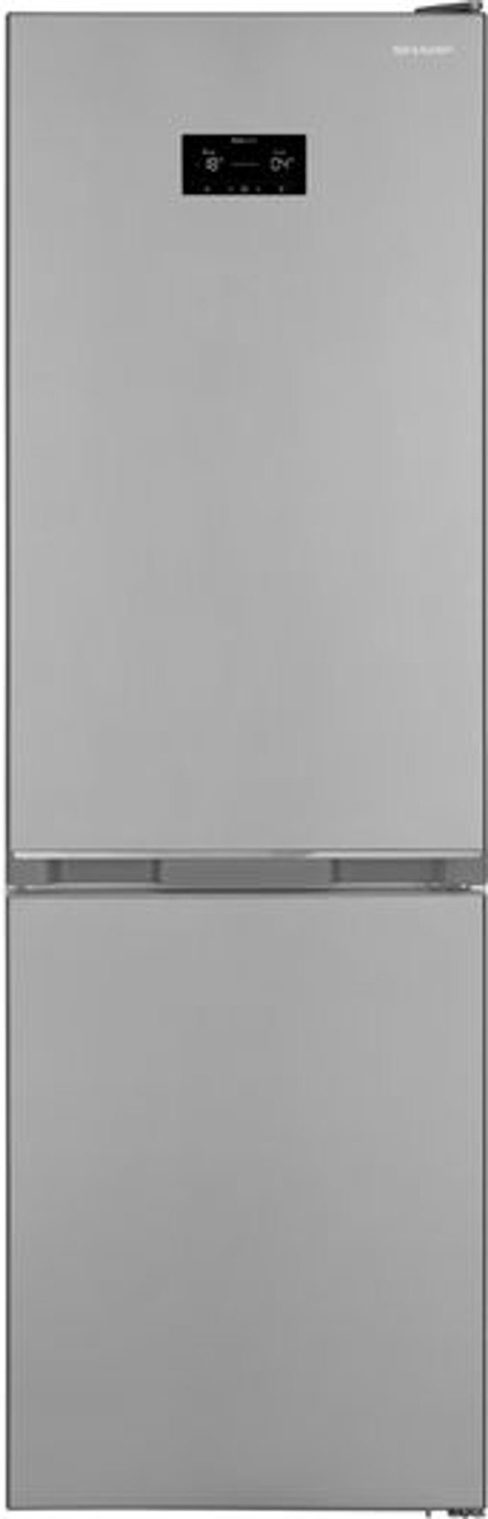 Currys Business | Sharp SHARP SJ-BA31DHXIE-EN 60/40 Fridge Freezer - Inox, Silver/Grey Sharp SHARP SJ-BA31DHXIE-EN 60/40 Fridge Freezer - Inox, Silver/Grey