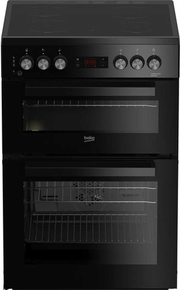 Currys Business | Beko BEKO KDCS663K 60 cm Electric Ceramic Cooker - Black, Black Beko BEKO KDCS663K 60 cm Electric Ceramic Cooker - Black, Black