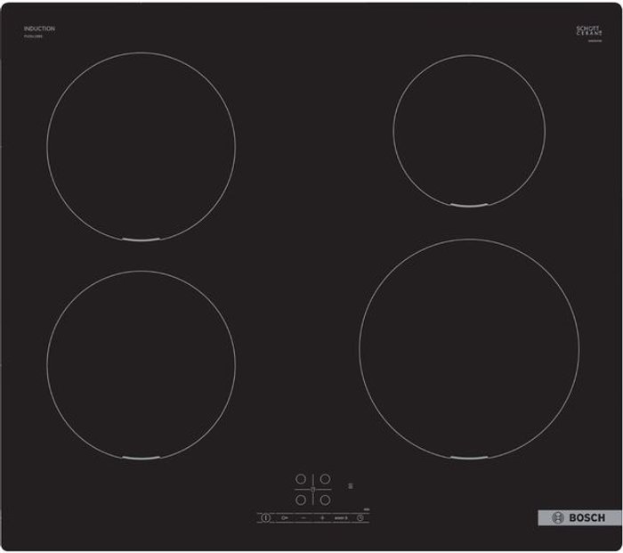 Currys Business | Bosch BOSCH Series 4 PUE611BB5B Electric Induction Hob - Black Bosch BOSCH Series 4 PUE611BB5B Electric Induction Hob - Black