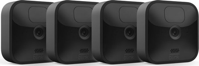 Currys Business | Amazon AMAZON Blink Outdoor HD 1080p WiFi Security Camera System - 4 Cameras Amazon AMAZON Blink Outdoor HD 1080p WiFi Security Camera System - 4 Cameras