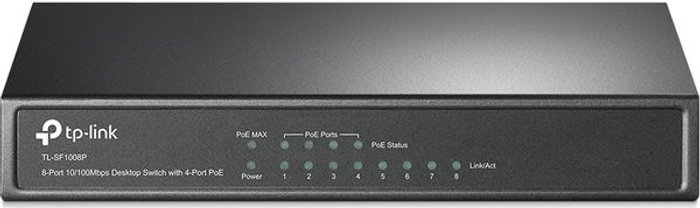 Currys Business | TP-Link TP-LINK TL-SF1008P Network Switch - 8 port, Black TP-Link TP-LINK TL-SF1008P Network Switch - 8 port, Black