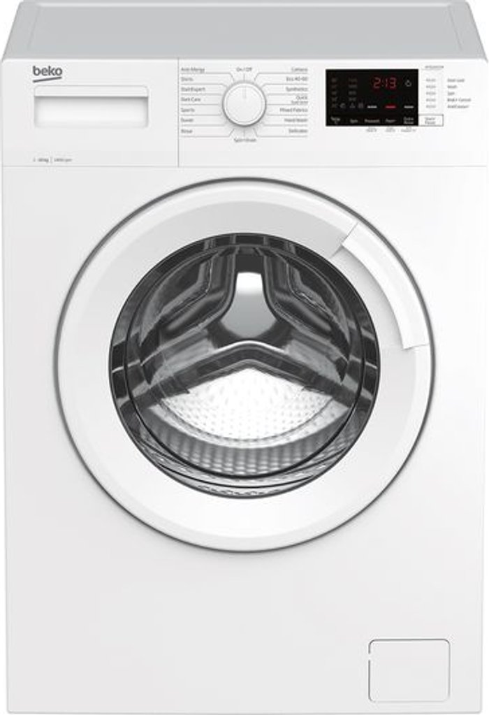 Currys Business | Beko BEKO WTK104121W 10 kg 1400 Spin Washing Machine - White Beko BEKO WTK104121W 10 kg 1400 Spin Washing Machine - White