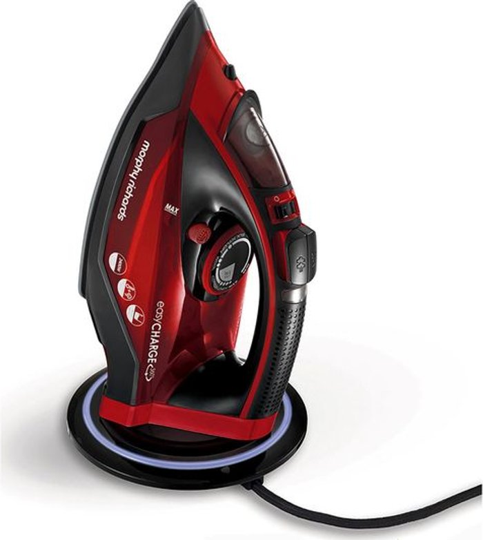 Currys Business | Morphy Richards Morphy Richards Cordless 303250 2400 Watt Iron -Red Morphy Richards Morphy Richards Cordless 303250 2400 Watt Iron -Red