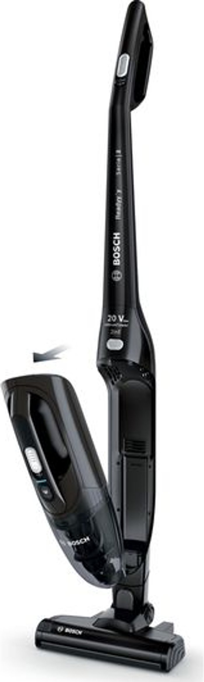 Currys Business | Bosch BOSCH Serie 2 Readyy'y BCHF220GB Cordless Vacuum Cleaner Black Bosch BOSCH Serie 2 Readyy'y BCHF220GB Cordless Vacuum Cleaner Black