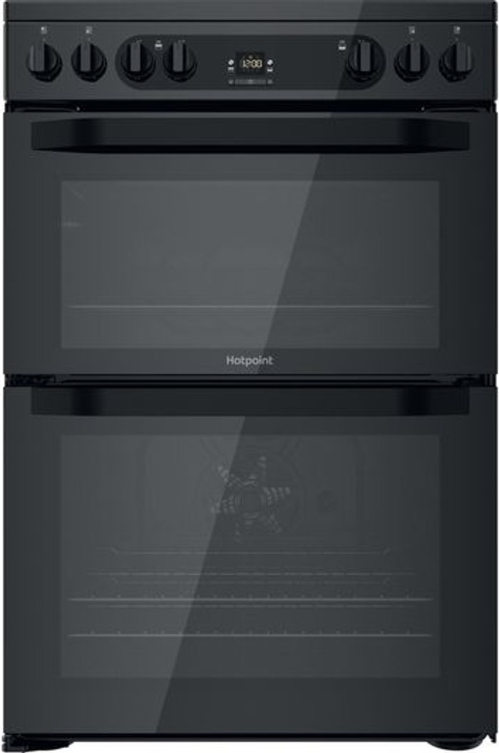 Currys Business | Hotpoint HOTPOINT HDM67V92HCB 60 cm Electric Ceramic Cooker - Black Hotpoint HOTPOINT HDM67V92HCB 60 cm Electric Ceramic Cooker - Black