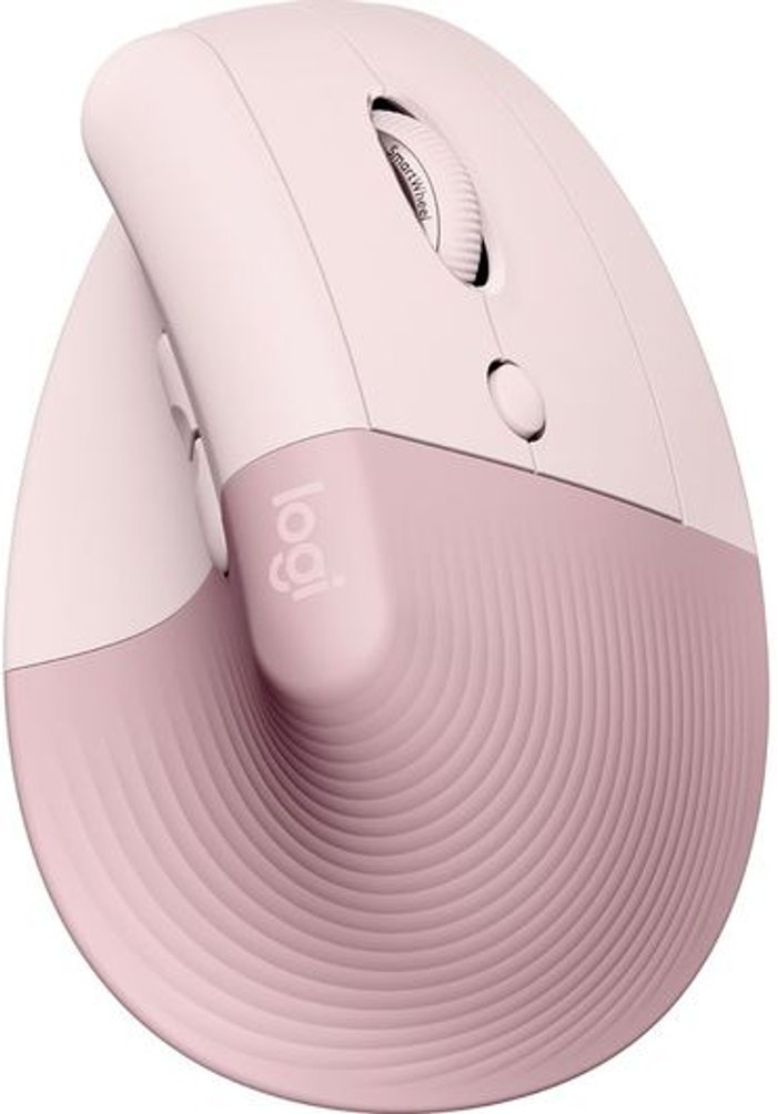 Currys Business | Logitech LOGITECH Lift Vertical Ergonomic Optical Mouse - Graphite, Left-Handed, Black,Silver/Grey Logitech LOGITECH Lift Vertical Ergonomic Optical Mouse - Graphite, Left-Handed, Black,Silver/Grey