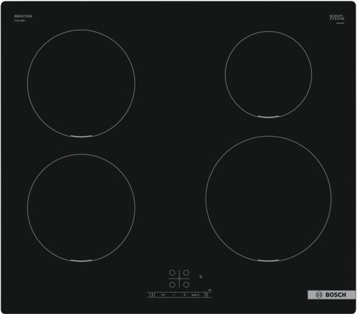 Currys Business | Bosch BOSCH Serie 4 PUE611BB5E Electric Induction Hob - Black Bosch BOSCH Serie 4 PUE611BB5E Electric Induction Hob - Black