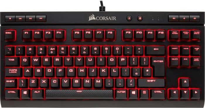 Currys Business | Corsair CORSAIR K63 Compact Mechanical Gaming Keyboard, Black Corsair CORSAIR K63 Compact Mechanical Gaming Keyboard, Black