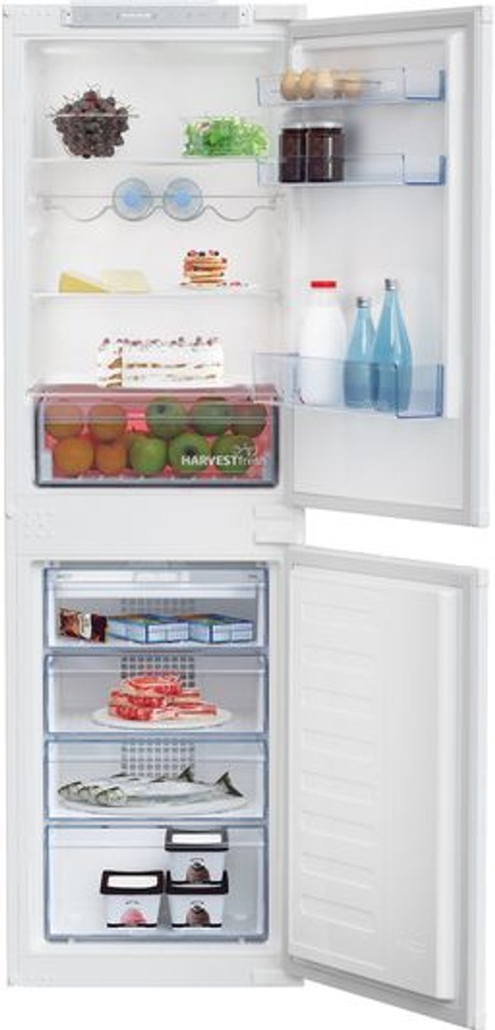 Currys Business | Beko BEKO BCFD4V50 Integrated 50/50 Fridge Freezer - Sliding Hinge Beko BEKO BCFD4V50 Integrated 50/50 Fridge Freezer - Sliding Hinge