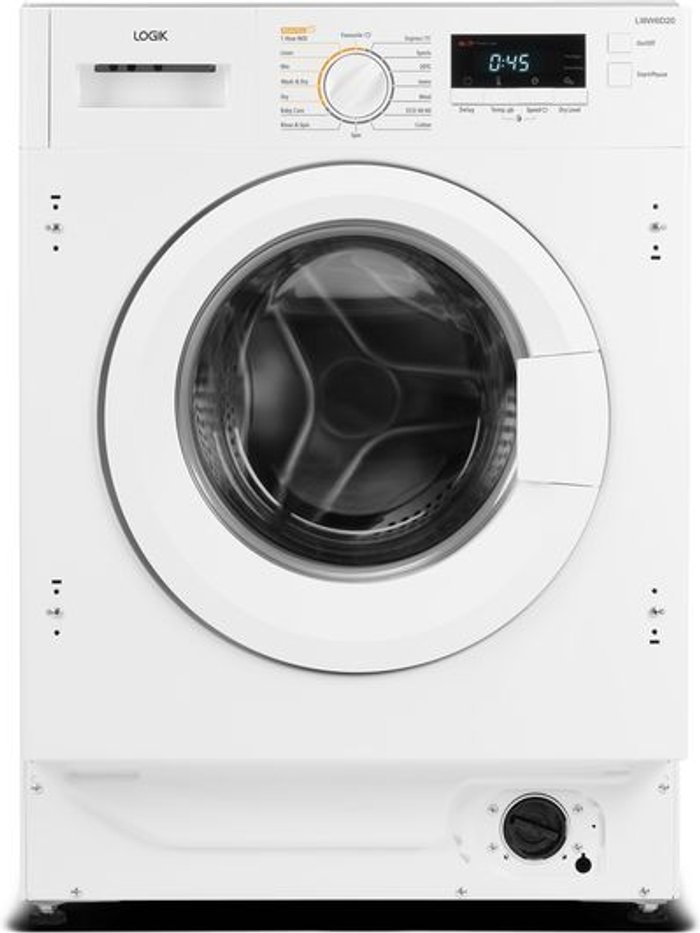 Currys Business | Logik LOGIK LI8W6D20 Integrated 8 kg Washer Dryer Logik LOGIK LI8W6D20 Integrated 8 kg Washer Dryer