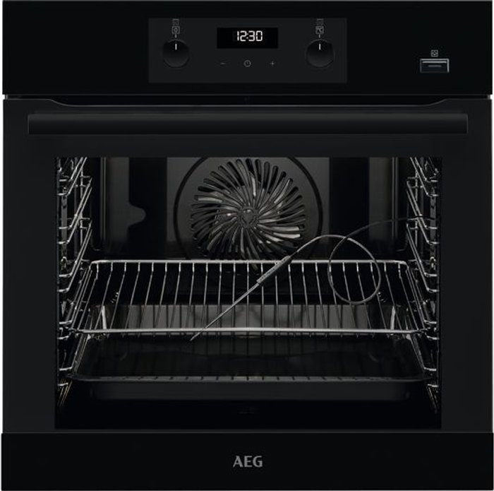 Currys Business | AEG AEG SteamBake BES356010B Electric Steam Oven - Black AEG AEG SteamBake BES356010B Electric Steam Oven - Black