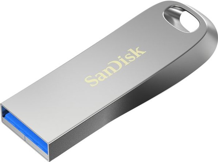 Currys Business | Sandisk SANDISK Ultra Luxe USB 3.1 Memory Stick - 256 GB, Silver, Silver/Grey Sandisk SANDISK Ultra Luxe USB 3.1 Memory Stick - 256 GB, Silver, Silver/Grey
