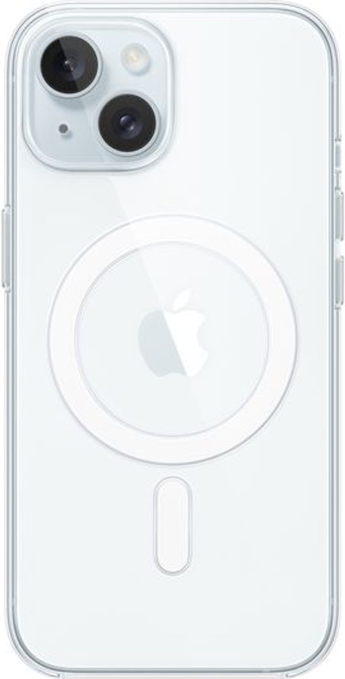 Currys Business | Apple APPLE iPhone 15 Clear Case with MagSafe - Clear, Clear Apple APPLE iPhone 15 Clear Case with MagSafe - Clear, Clear