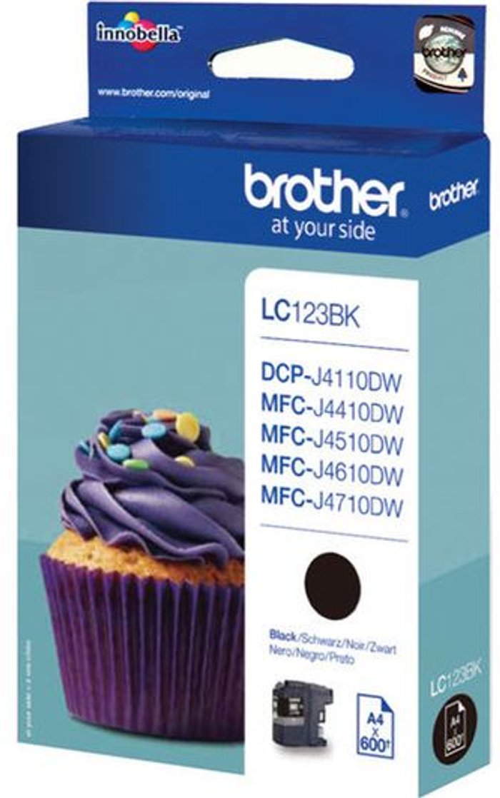 Currys Business | Brother BROTHER LC123BK Black Ink Cartridge Brother BROTHER LC123BK Black Ink Cartridge