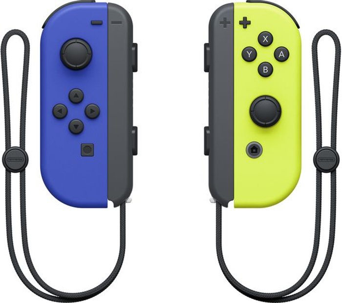 Currys Business | Nintendo NINTENDO Switch Joy-Con Wireless Controllers - Blue & Yellow Nintendo NINTENDO Switch Joy-Con Wireless Controllers - Blue & Yellow