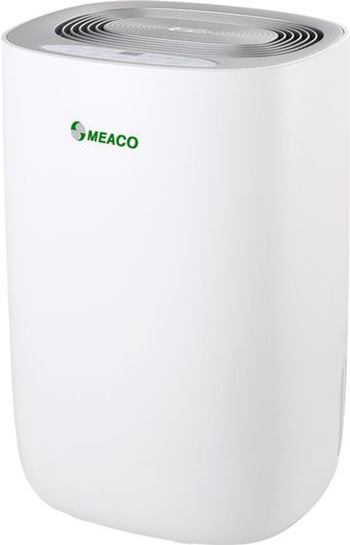 Currys Business | Meaco MEACO MeacoDry ABC10L 10L Portable Dehumidifier - Silver & White Meaco MEACO MeacoDry ABC10L 10L Portable Dehumidifier - Silver & White