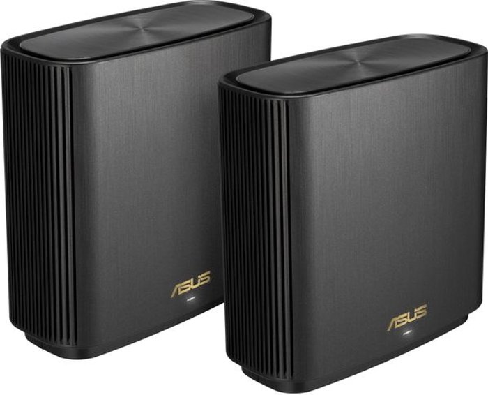 Currys Business | Asus ASUS ZenWiFi XT8 Whole Home WiFi System - Twin Pack, Black Asus ASUS ZenWiFi XT8 Whole Home WiFi System - Twin Pack, Black