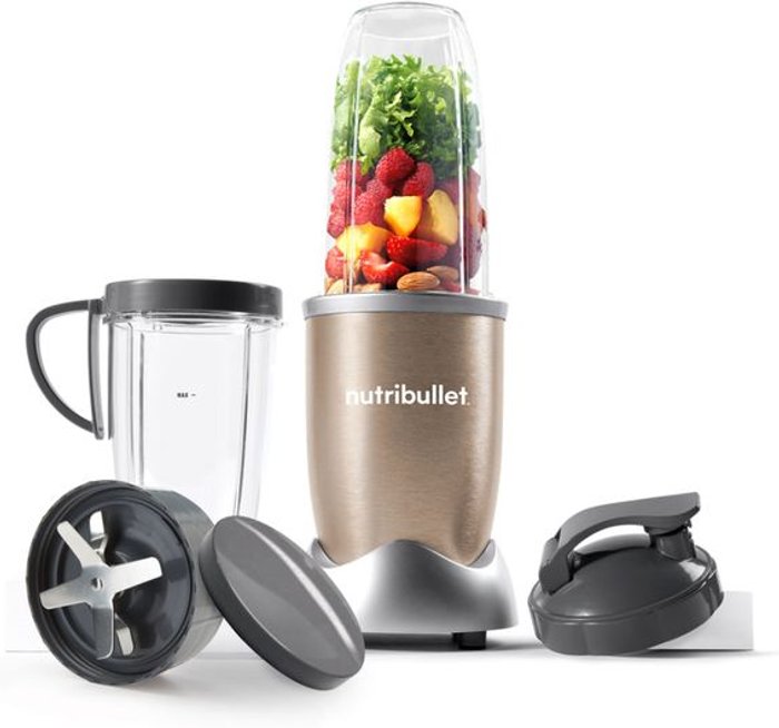 Currys Business | NutriBullet NUTRIBULLET Pro 900 Series Blender - Champagne NutriBullet NUTRIBULLET Pro 900 Series Blender - Champagne