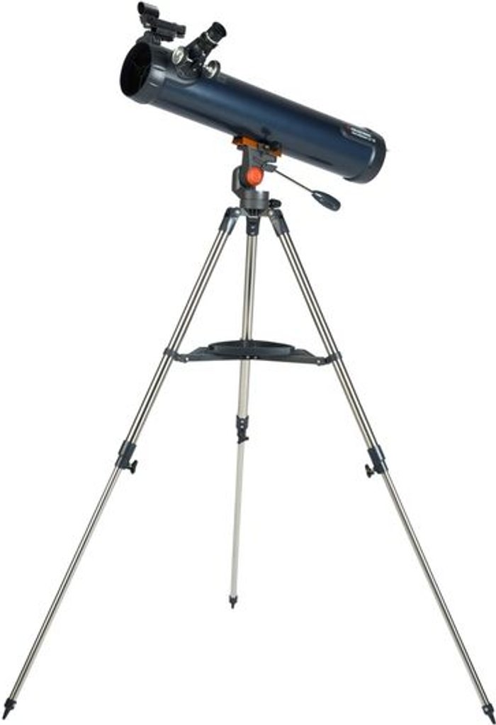 Currys Business | Celestron CELESTRON Astromaster 76LT AZ Reflector Telescope - Blue, Blue Celestron CELESTRON Astromaster 76LT AZ Reflector Telescope - Blue, Blue