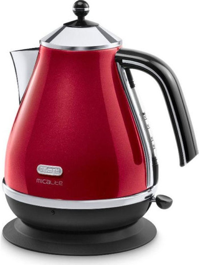Currys Business | Delonghi DELONGHI Micalite KBOM3001R Jug Kettle - Red Delonghi DELONGHI Micalite KBOM3001R Jug Kettle - Red