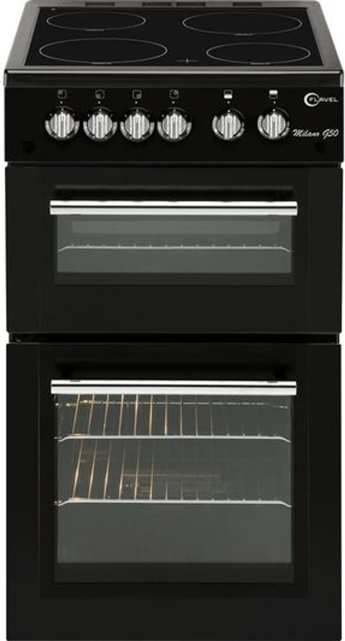 Currys Business | Flavel FLAVEL MLB5CDK 50 cm Electric Ceramic Cooker - Black Flavel FLAVEL MLB5CDK 50 cm Electric Ceramic Cooker - Black
