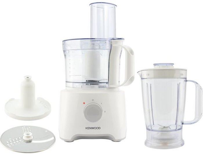 Currys Business | Kenwood KENWOOD MultiPro Compact FDP301WH Food Processor - White Kenwood KENWOOD MultiPro Compact FDP301WH Food Processor - White