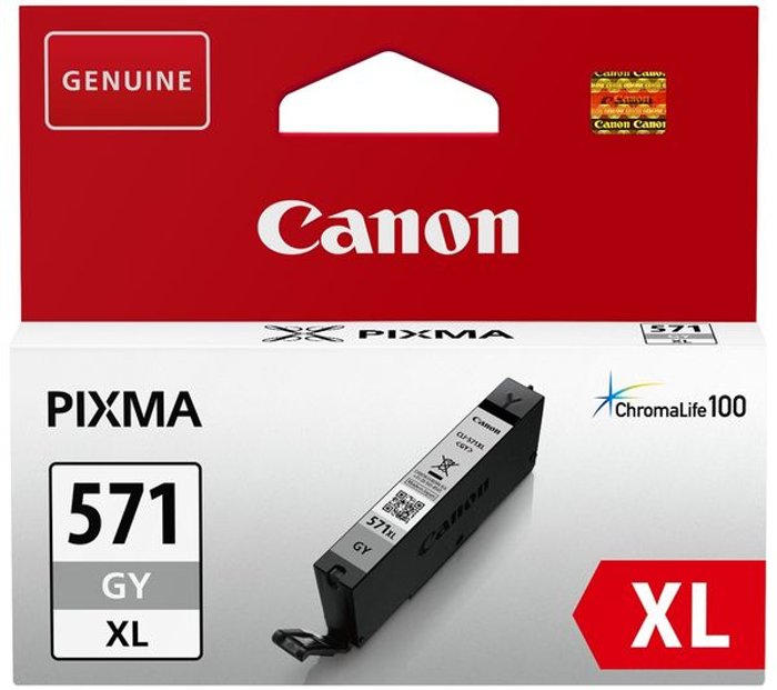 Currys Business | Canon CANON CLI-571 XL Grey Ink Cartridge Canon CANON CLI-571 XL Grey Ink Cartridge