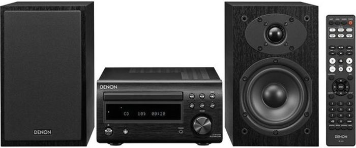 Currys Business | Denon DENON DM-41DAB Wireless Traditional Hi-Fi System - Black, Black Denon DENON DM-41DAB Wireless Traditional Hi-Fi System - Black, Black
