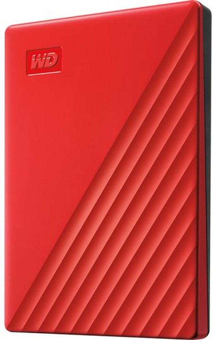 Currys Business | WD WD My Passport Portable Hard Drive - 2 TB, Red, Red WD WD My Passport Portable Hard Drive - 2 TB, Red, Red