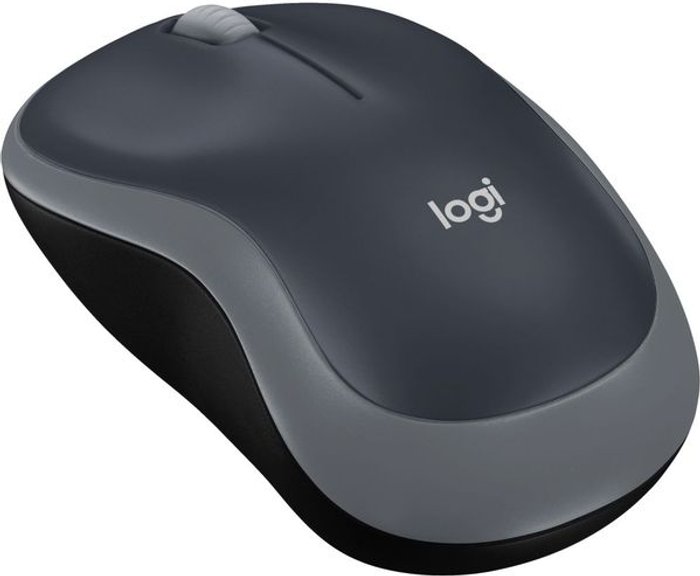 Currys Business | Logitech LOGITECH M185 Wireless Optical Mouse - Grey, Silver/Grey Logitech LOGITECH M185 Wireless Optical Mouse - Grey, Silver/Grey