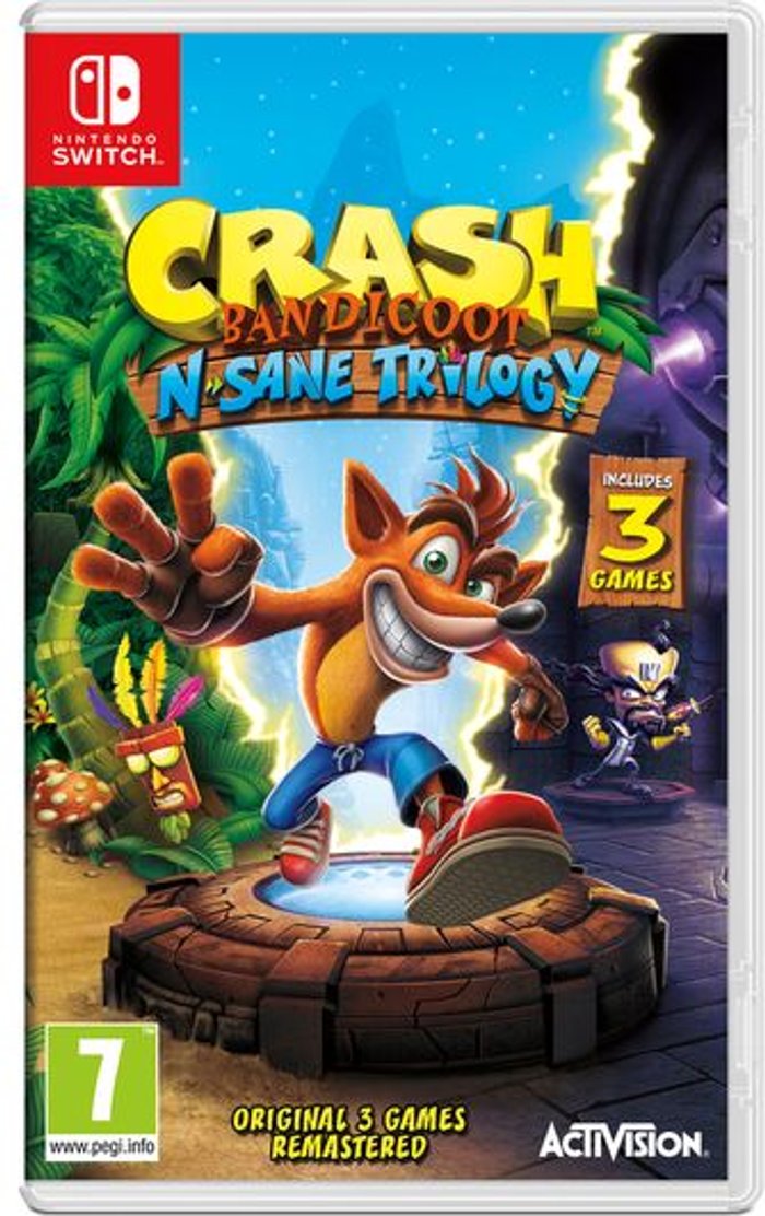 Currys Business | NINTENDO SWITCH NINTENDO SWITCH Crash Bandicoot N-Sane Trilogy NINTENDO SWITCH NINTENDO SWITCH Crash Bandicoot N-Sane Trilogy