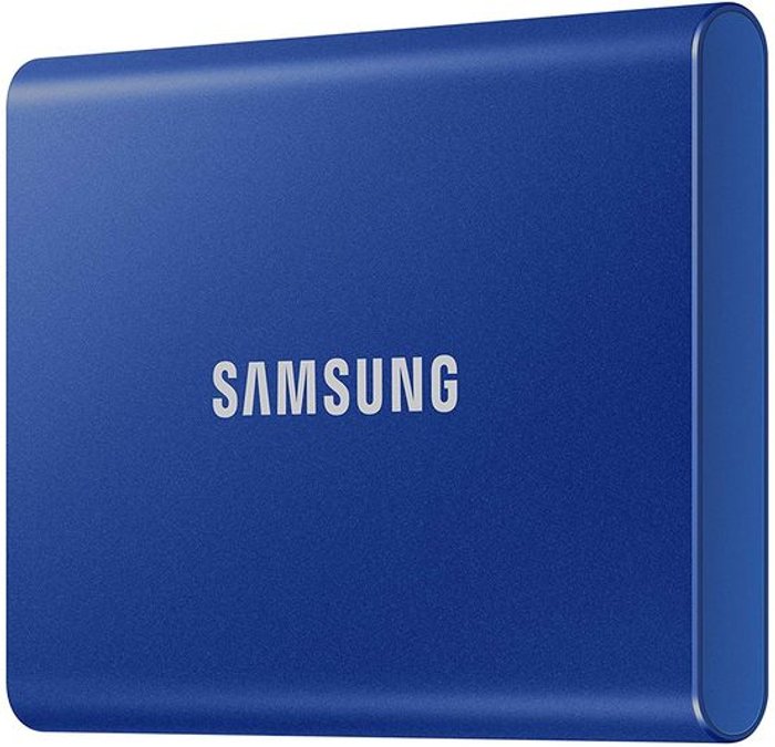 Currys Business | Samsung SAMSUNG T7 Portable External SSD - 1 TB, Blue, Blue Samsung SAMSUNG T7 Portable External SSD - 1 TB, Blue, Blue