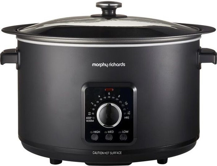 Currys Business | Morphy Richards MORPHY RICHARDS Easy Time 461021 Slow Cooker - Black Morphy Richards MORPHY RICHARDS Easy Time 461021 Slow Cooker - Black