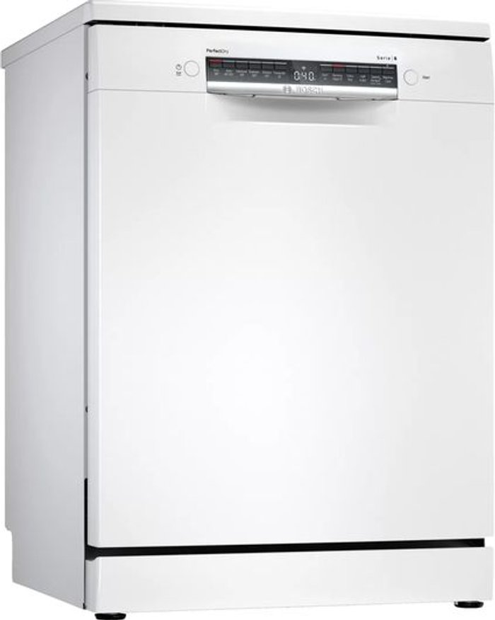 Currys Business | Bosch BOSCH Serie 6 SMS6ZCW00G Full-size WiFi-enabled Dishwasher - White Bosch BOSCH Serie 6 SMS6ZCW00G Full-size WiFi-enabled Dishwasher - White