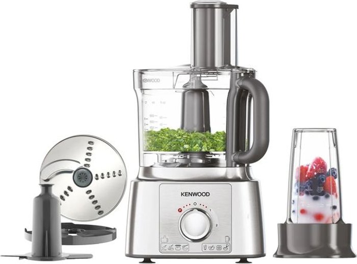Currys Business | Kenwood KENWOOD MultiPro Express FDP65.180Sl Food Processor - Silver Kenwood KENWOOD MultiPro Express FDP65.180Sl Food Processor - Silver