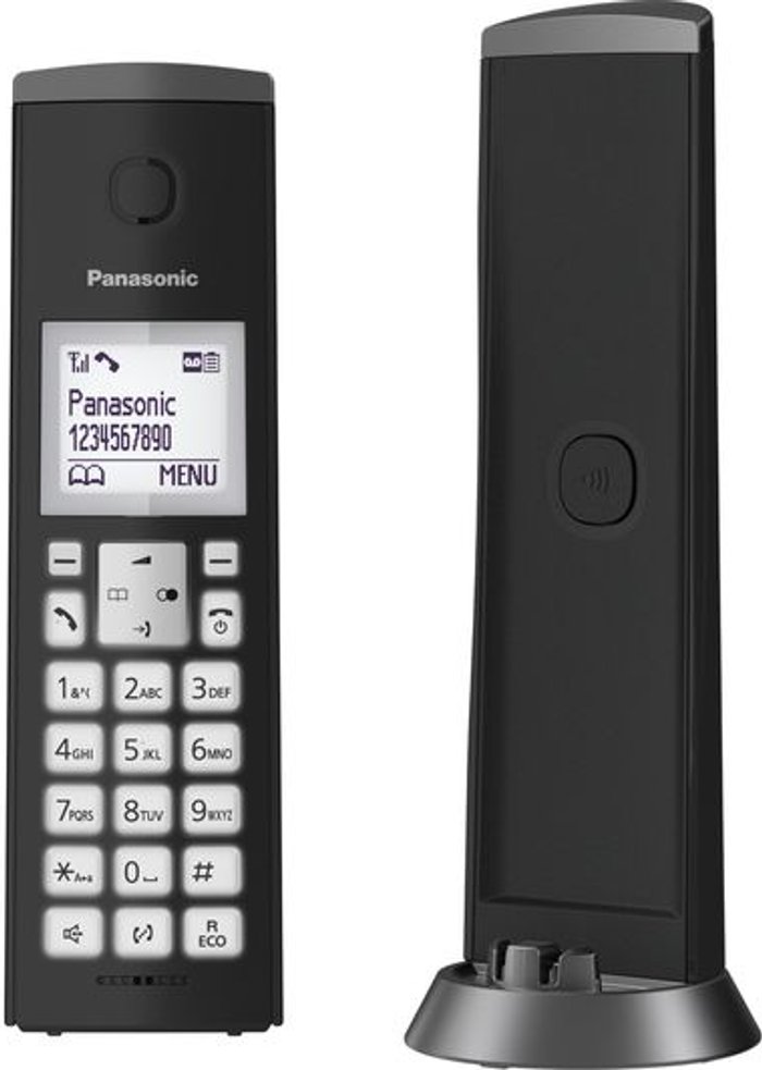 Currys Business | Panasonic PANASONIC KX-TGK220EB Cordless Phone with Answering Machine Panasonic PANASONIC KX-TGK220EB Cordless Phone with Answering Machine